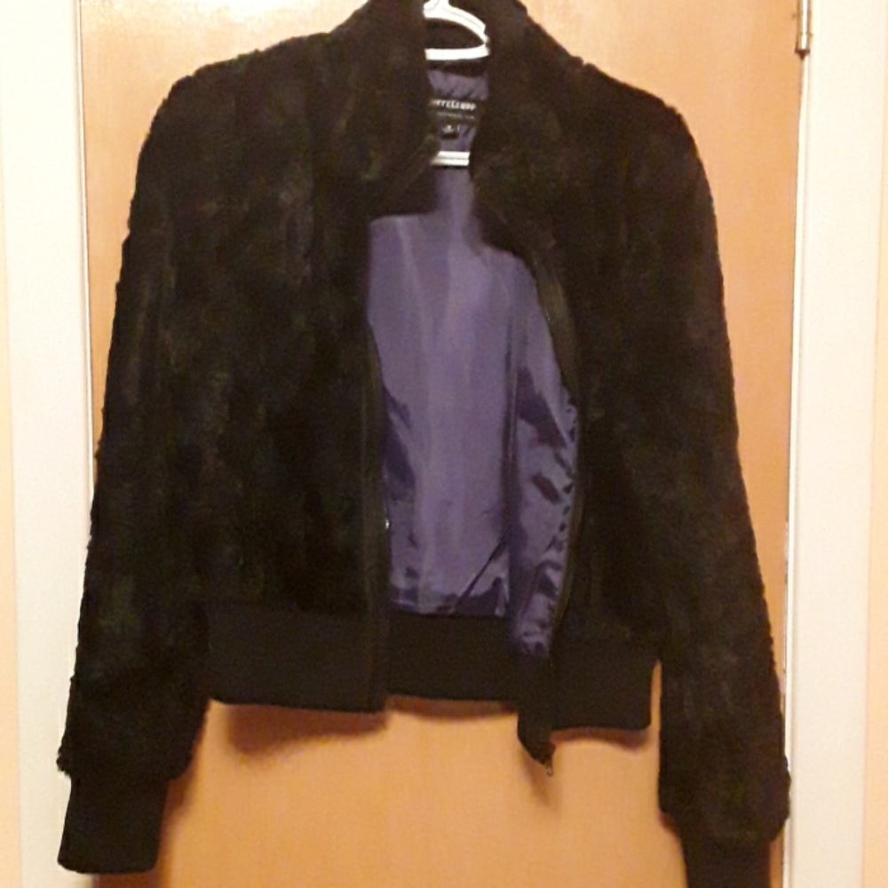 Black short jacket